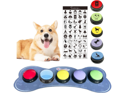 Talking buttons voor huisdieren - grappige cadeaus